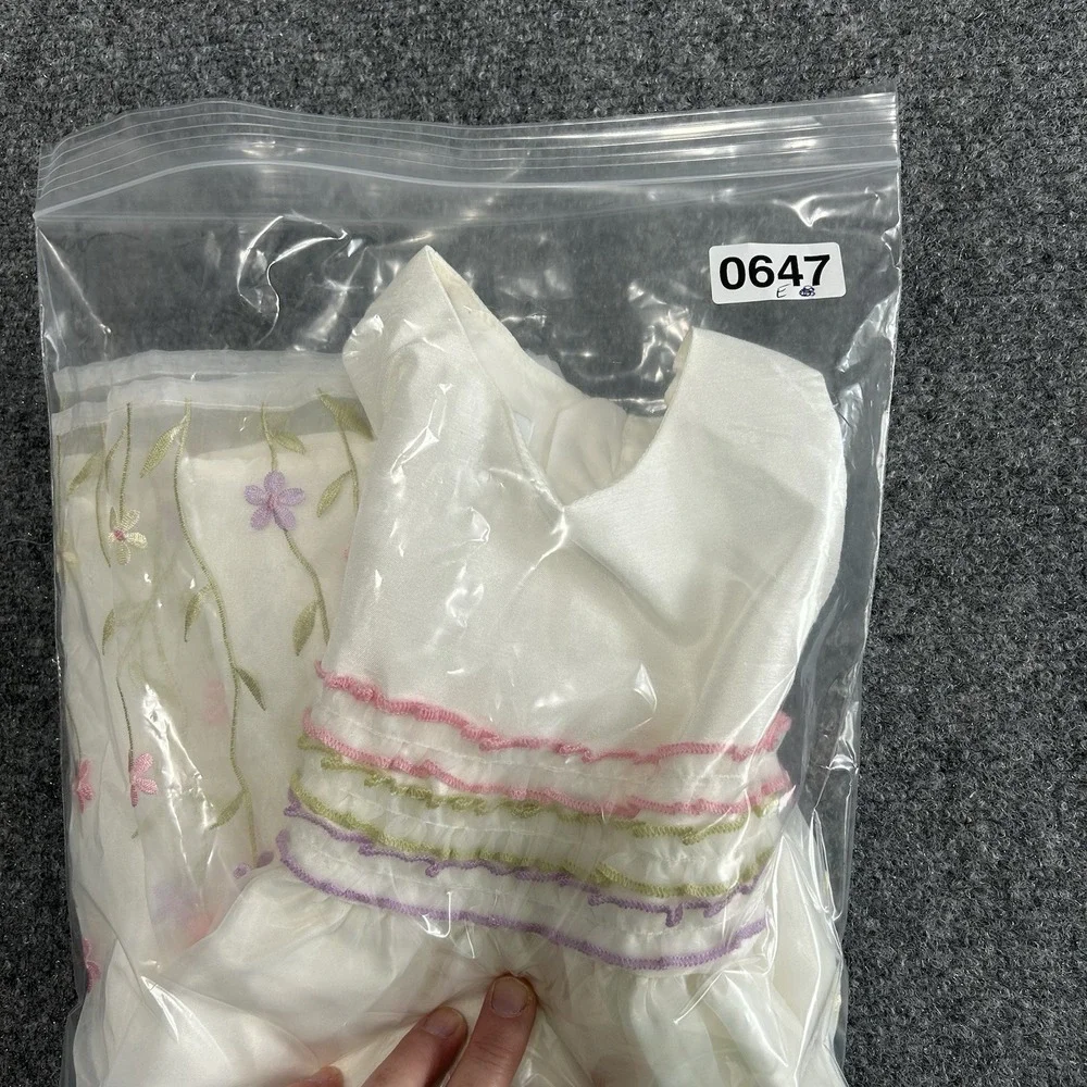 Special Edition‎ 3T Toddler Dress Easter White Pink Flowers